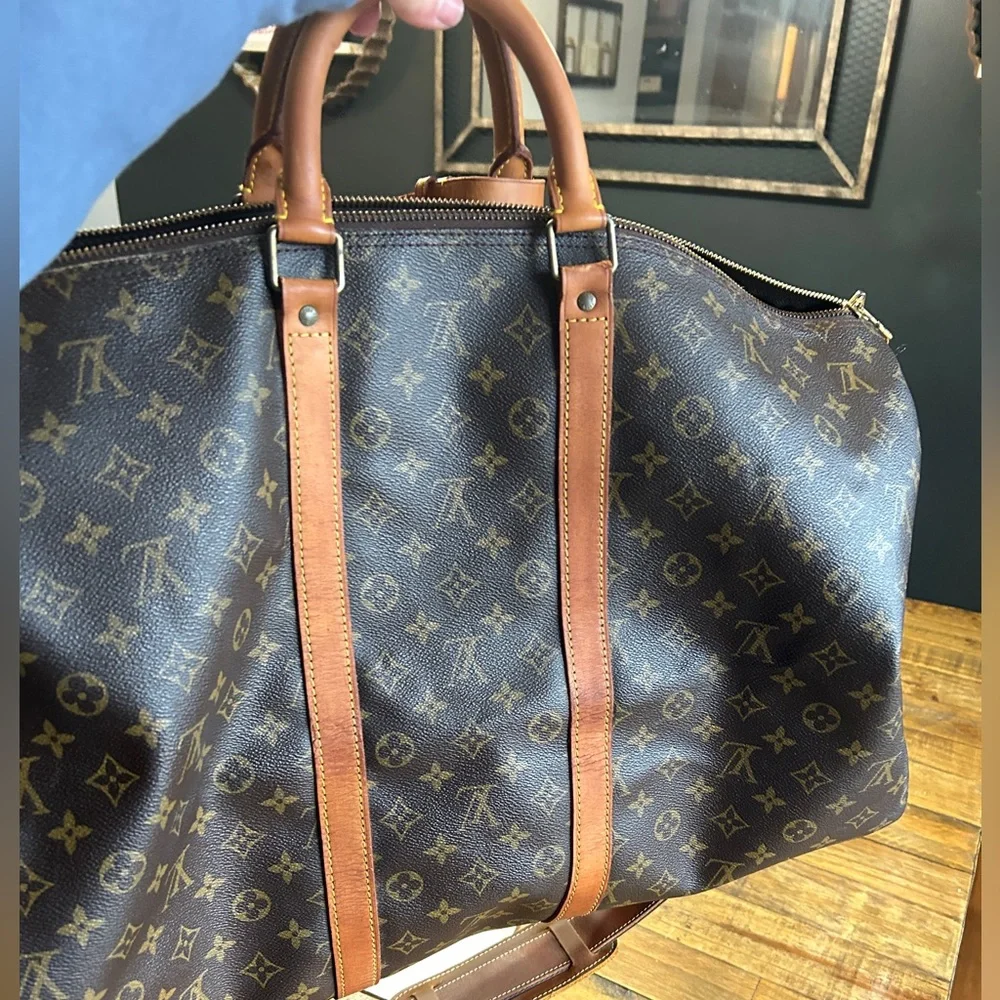 LV monogram Keepall Bandoulière 55. Carry on size. - Picture 1 of 16